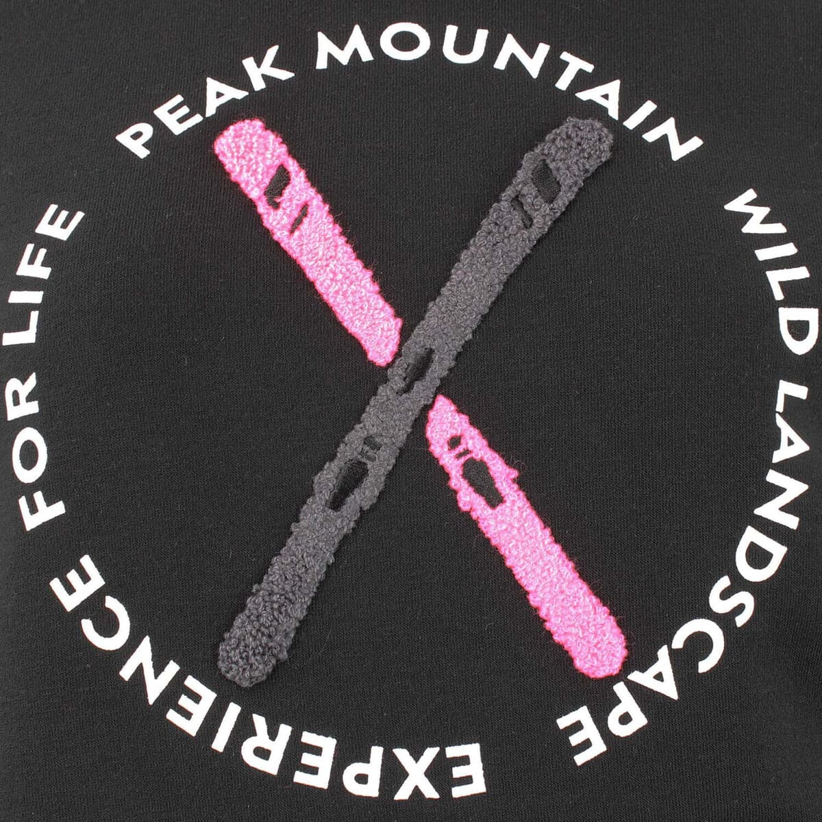 Women's Sweatshirts Peak Mountain Black