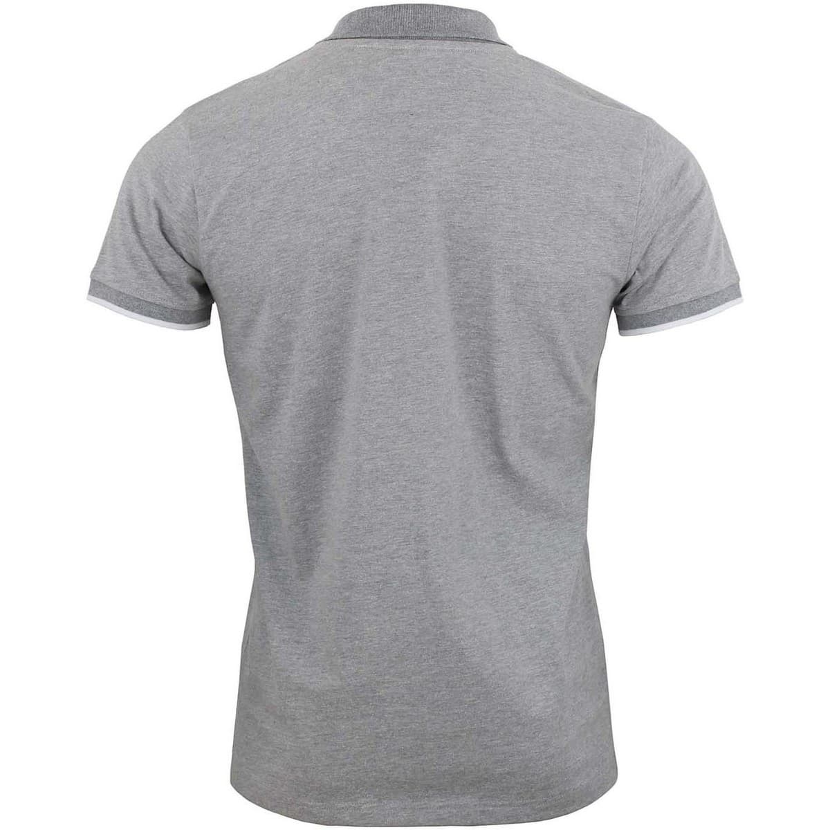Men's Polo Shirts Peak Mountain Gray