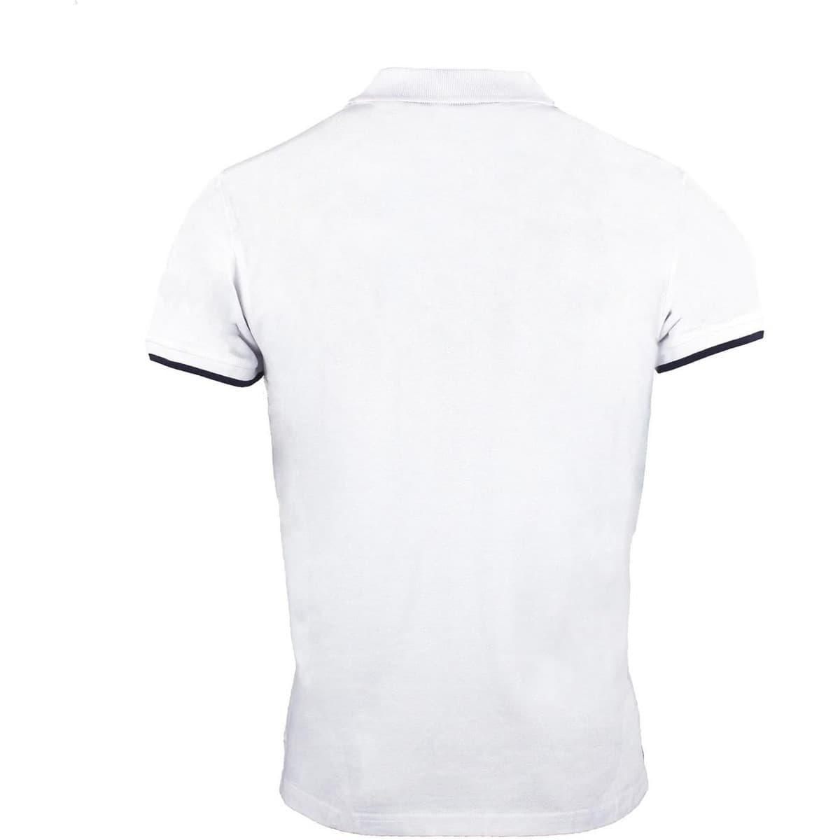 Men's Polo Shirts Peak Mountain White