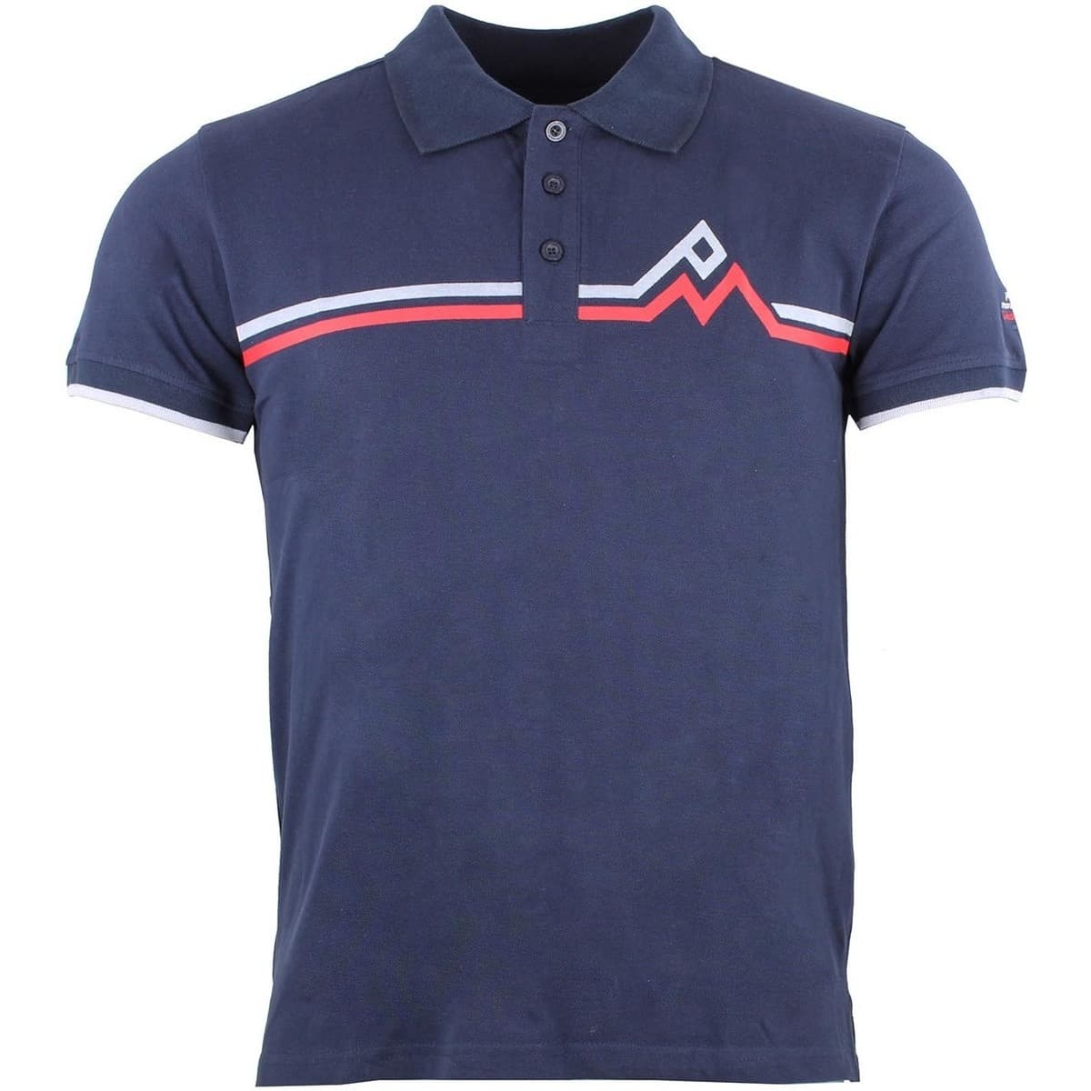 Πόλο με κοντά μανίκια Peak Mountain Polo manches courtes homme CRISTAL