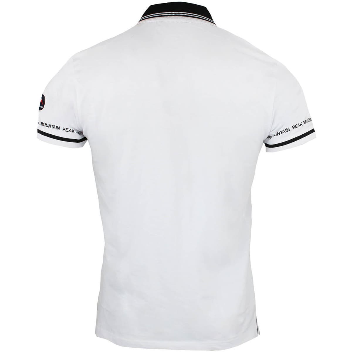 Men's Polo Shirts Peak Mountain White