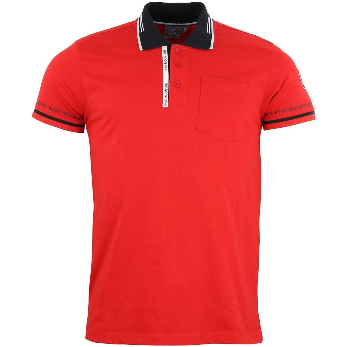 Πόλο με κοντά μανίκια Peak Mountain Polo manches courtes homme CROMA