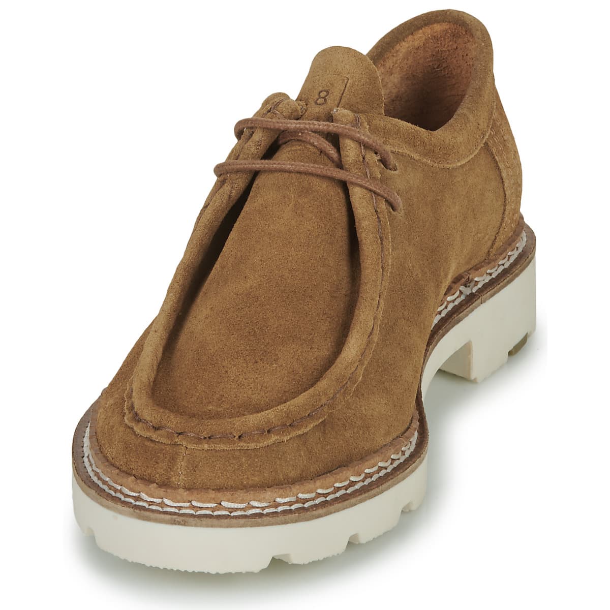 Women's Derby Shoes Pellet Brown