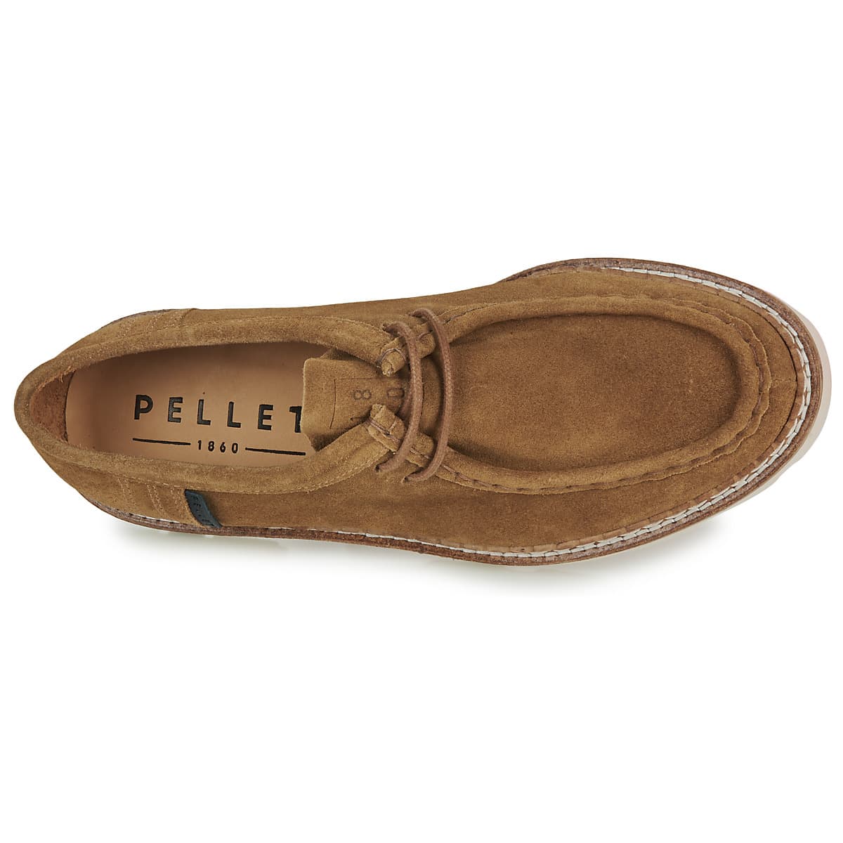 Women's Derby Shoes Pellet Brown