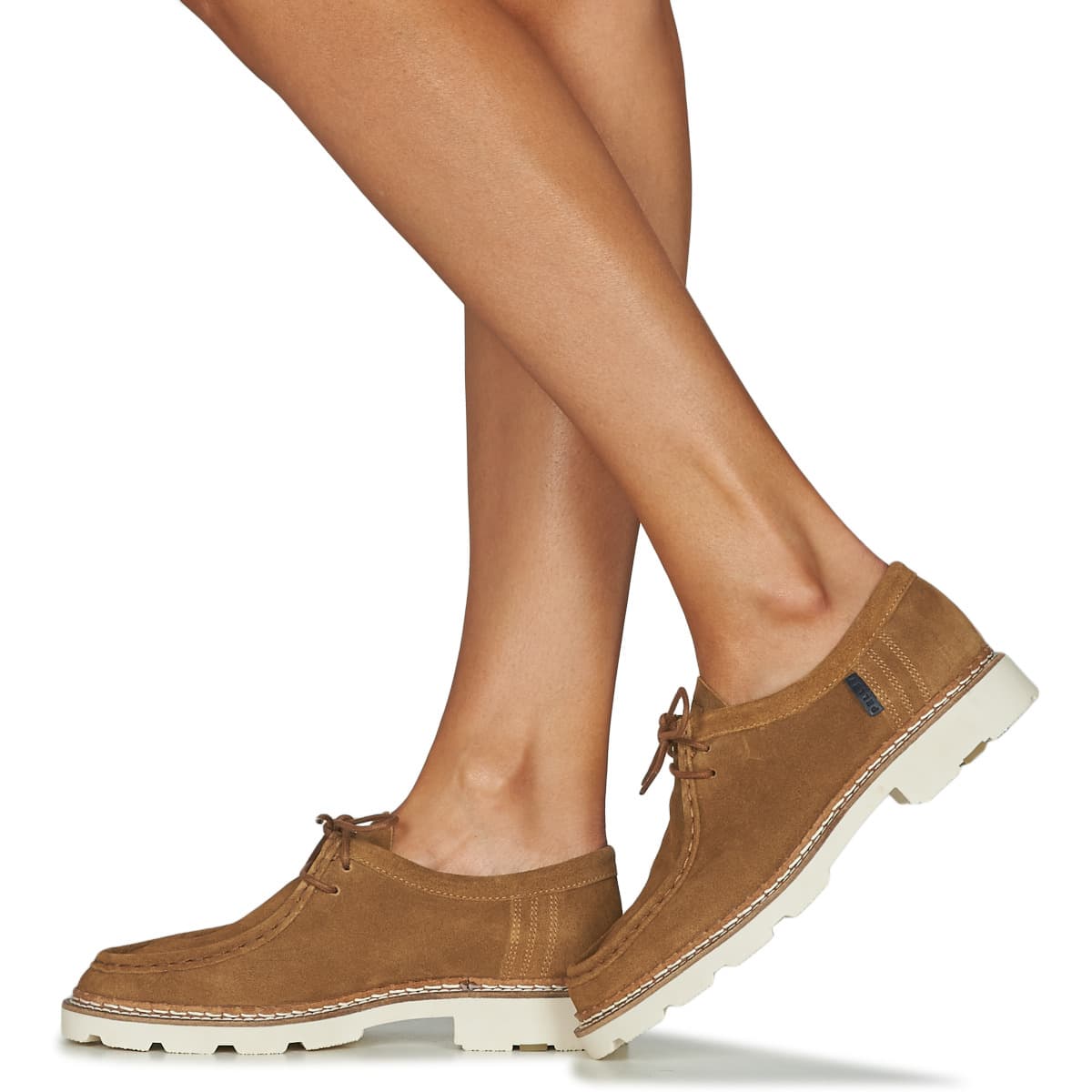 Women's Derby Shoes Pellet Brown