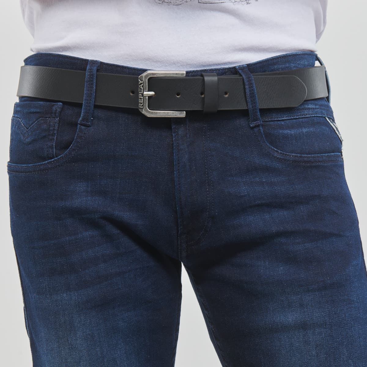 Men's Belts Replay Black