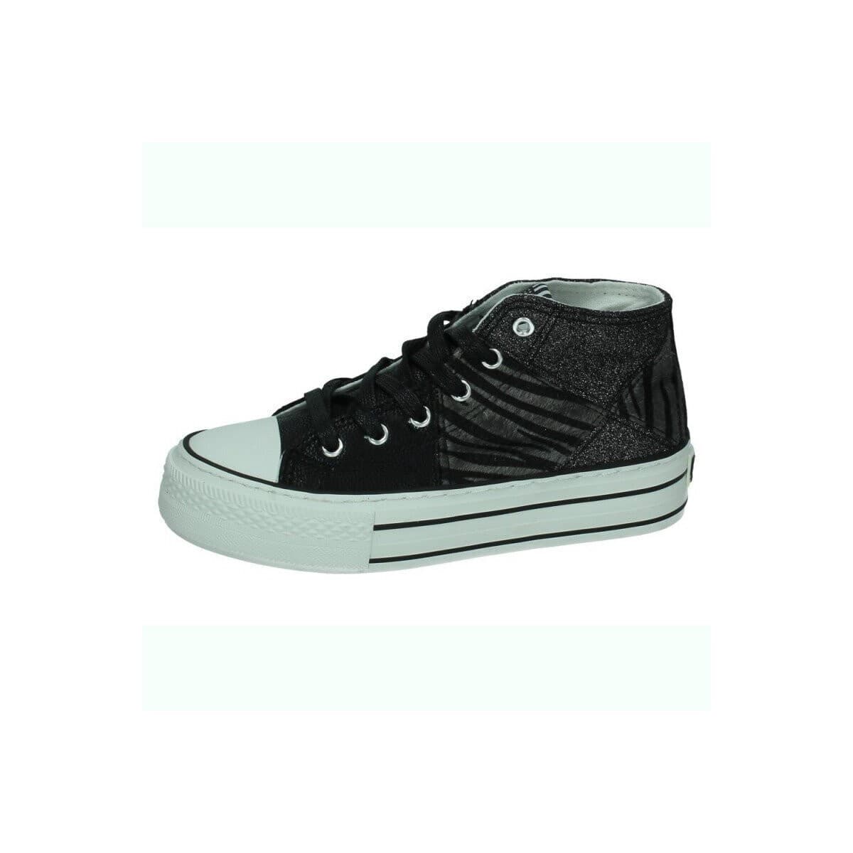 Girls' Sneakers B&w Black