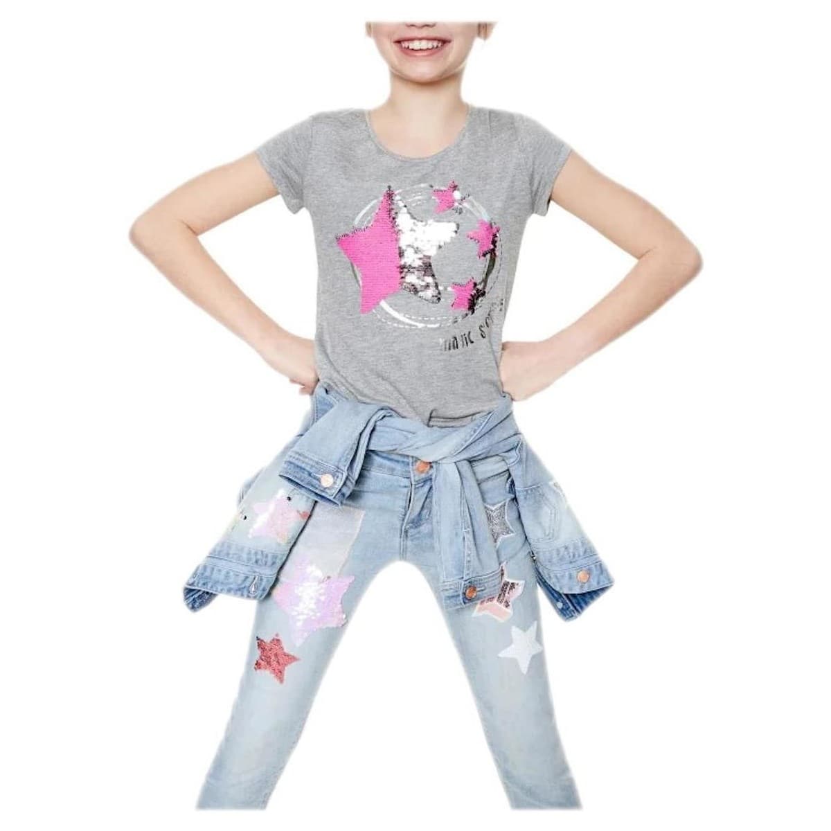 Girls' T-Shirts Desigual Gray
