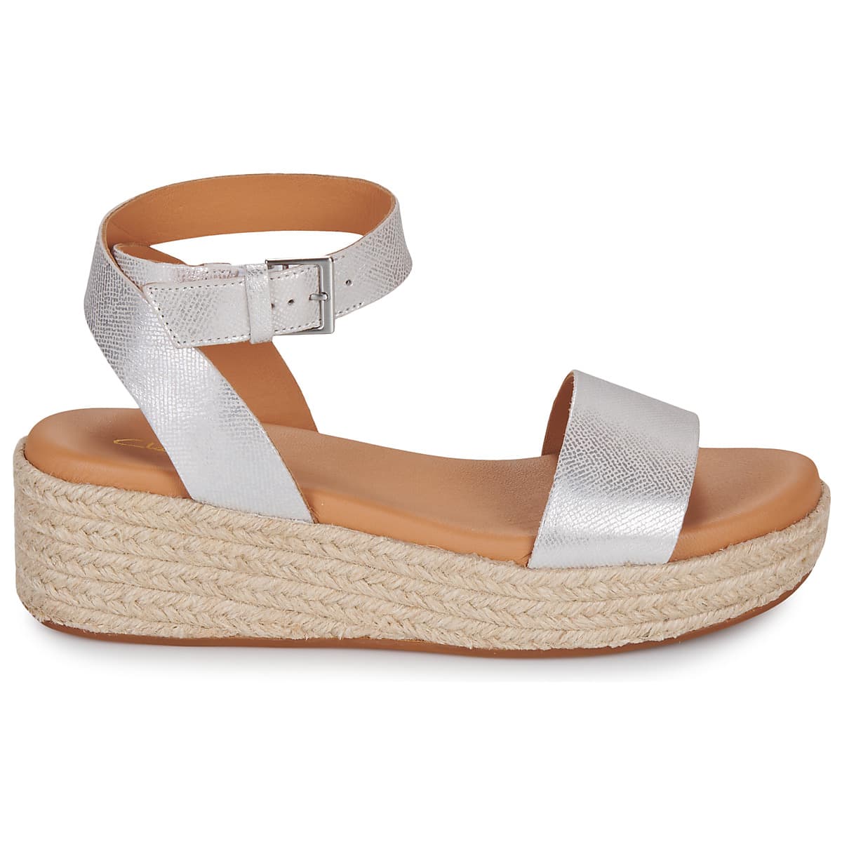 Women's Platforms Clarks Silver