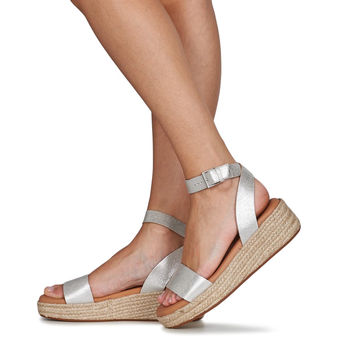 Women's Platforms Clarks Silver