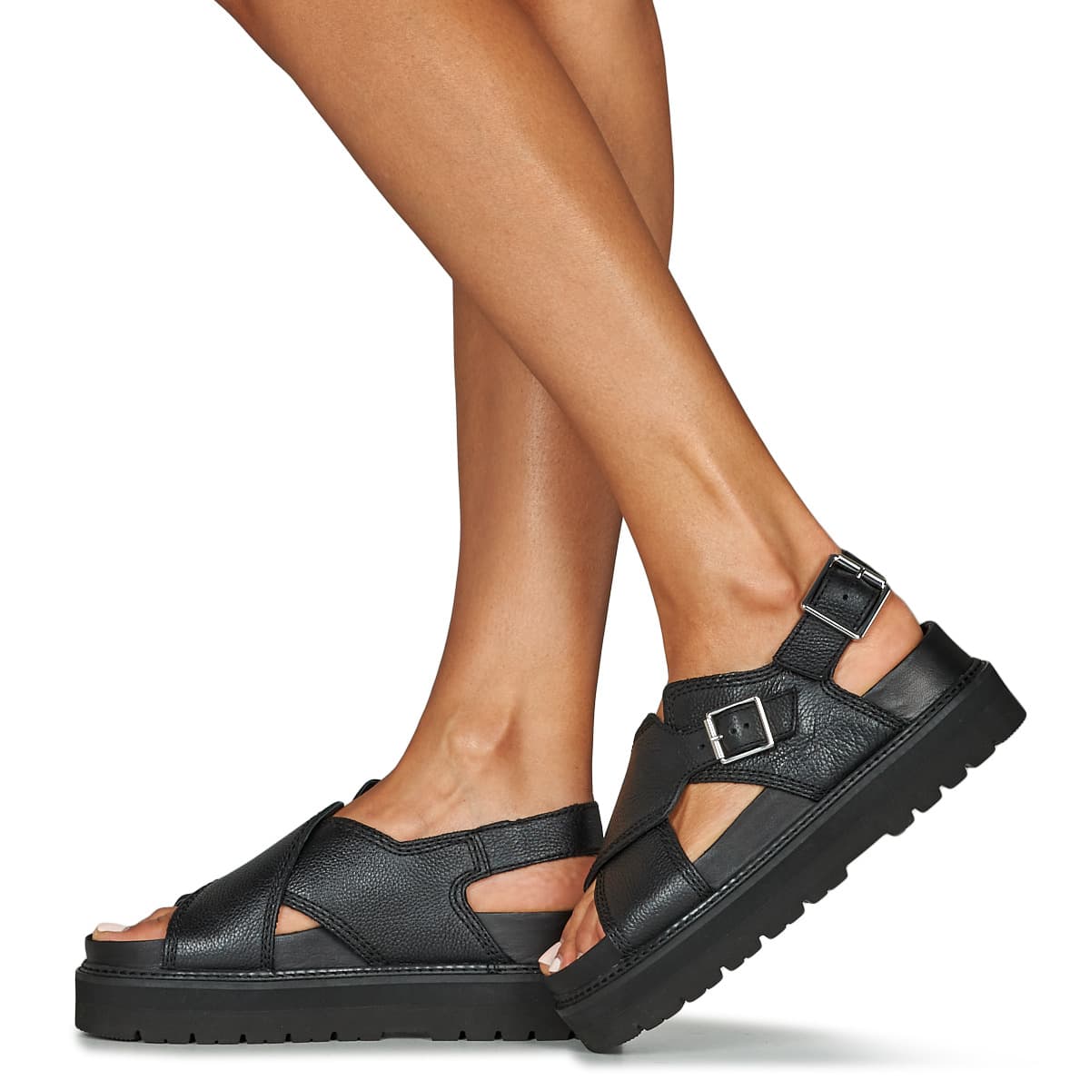 Women's Platforms Clarks Black