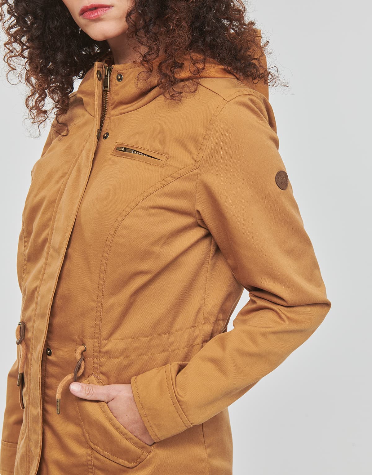 Women's Parkas Only Brown