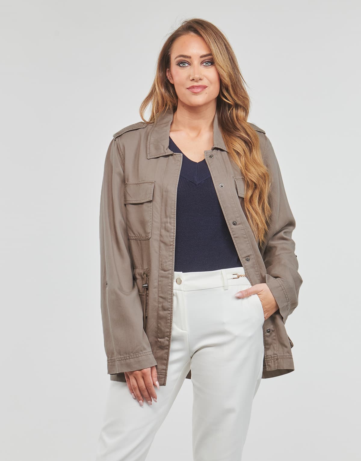 Women's Parkas Only Brown