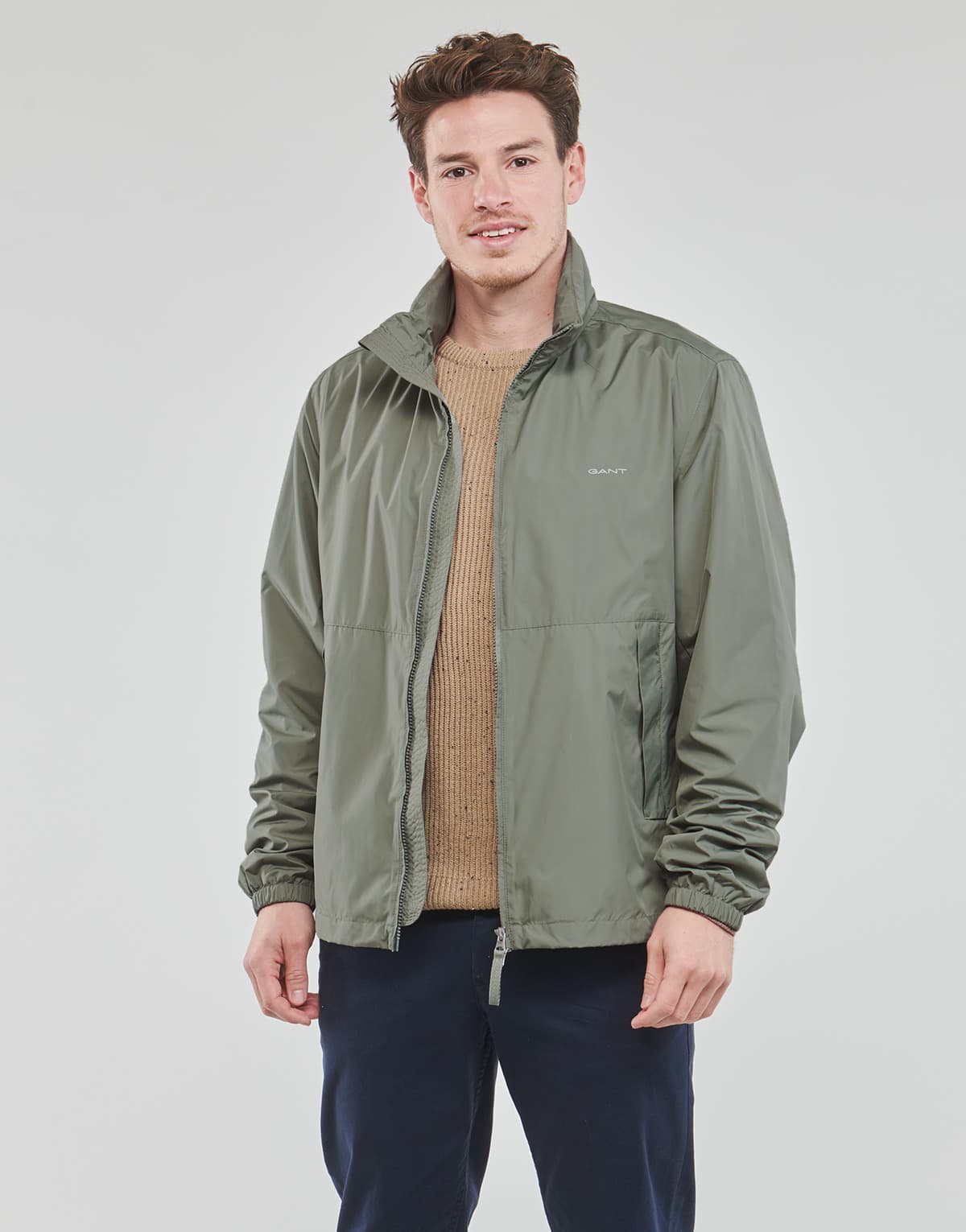 Men's Jackets Gant Khaki