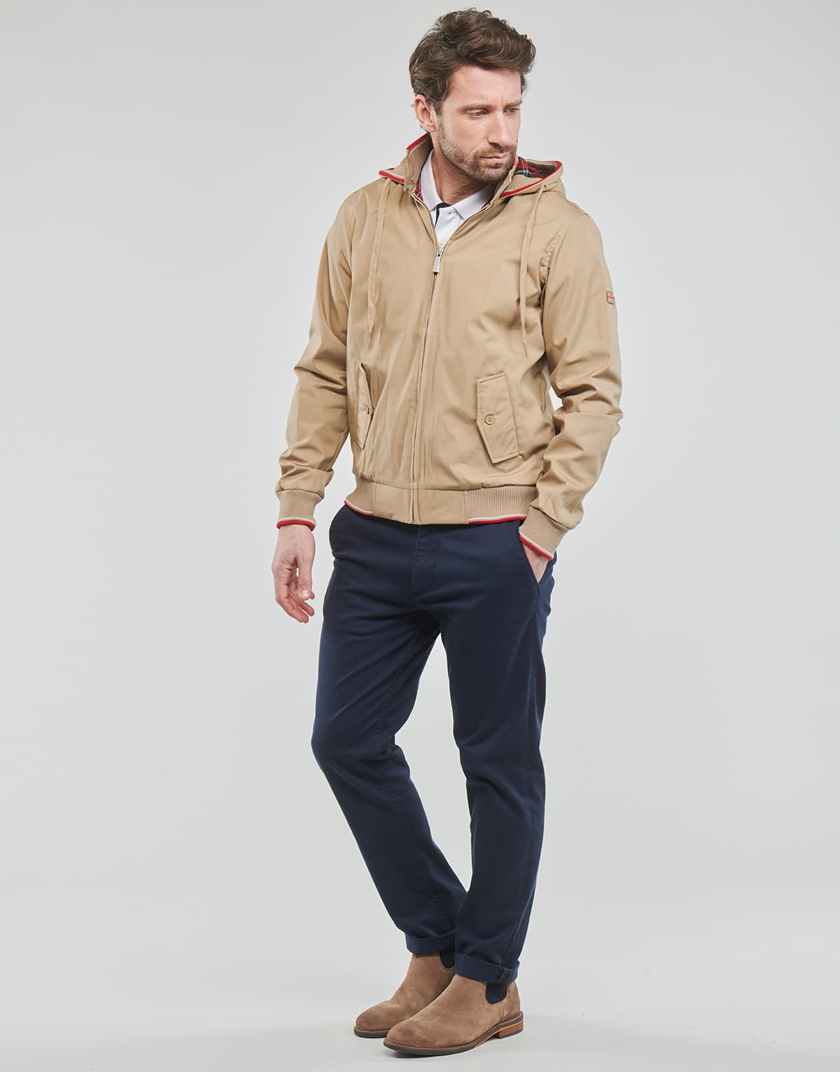 Men's Jackets Harrington Beige
