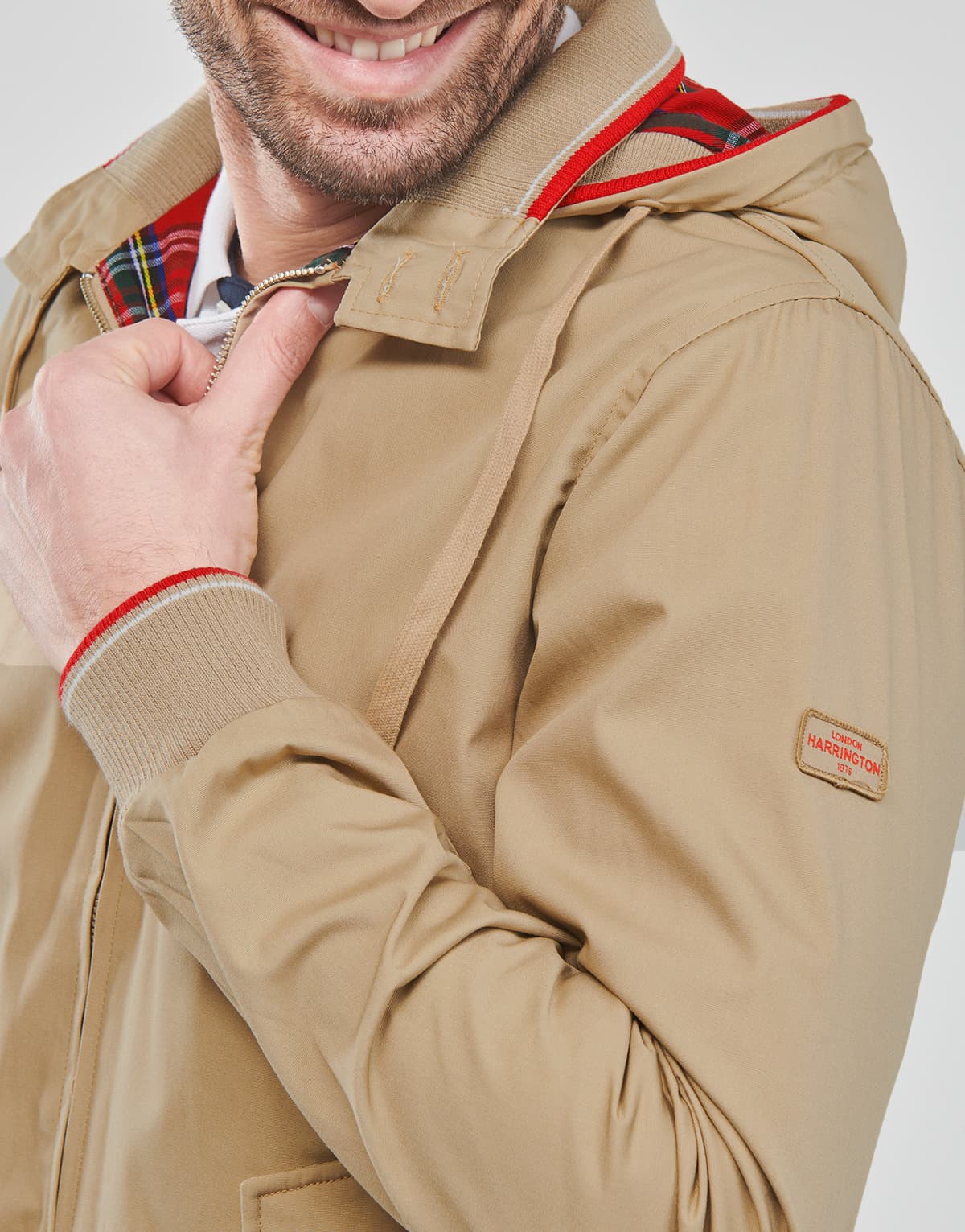 Men's Jackets Harrington Beige