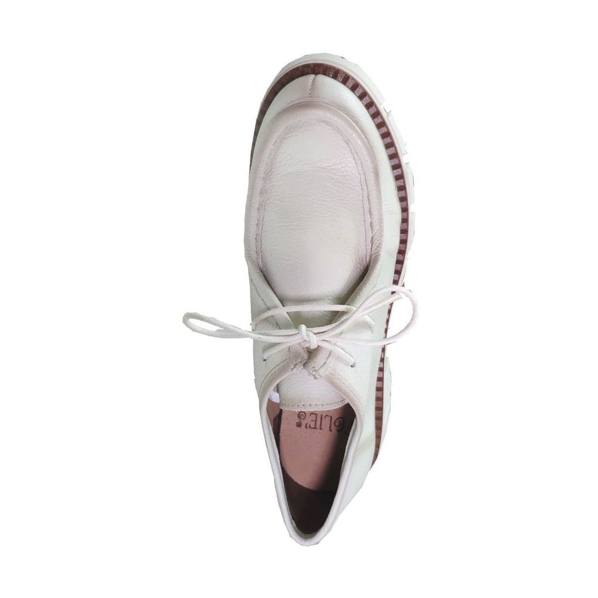 Women's Derby Shoes Folies Beige