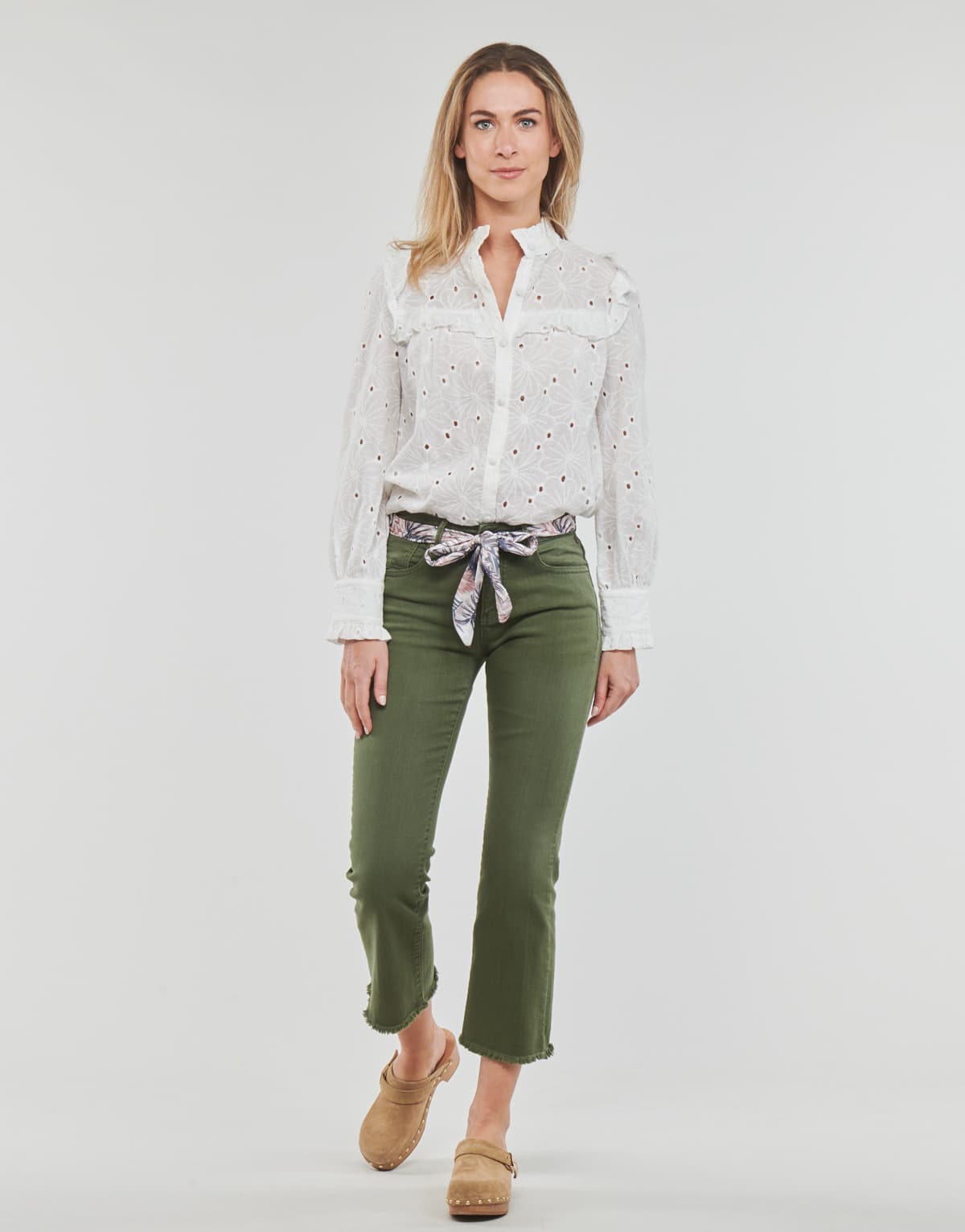 Women's Pants Freeman T.Porter Khaki