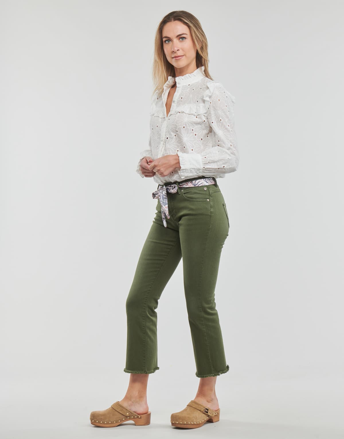 Women's Pants Freeman T.Porter Khaki