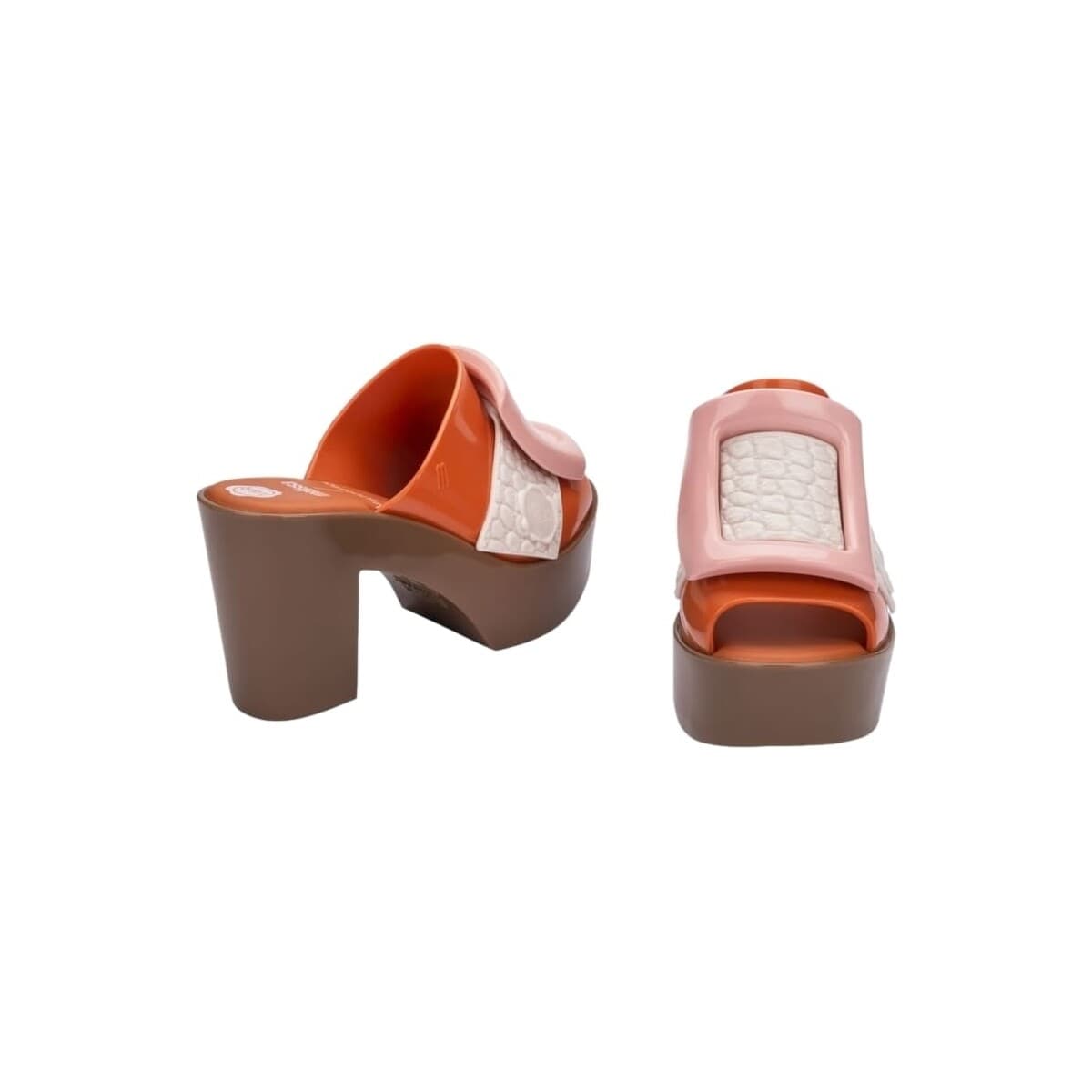 Women's Derby Shoes Melissa Orange