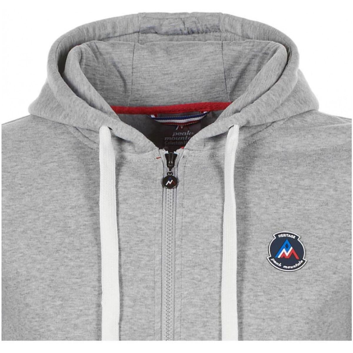 Men's Sweatshirts Peak Mountain Gray