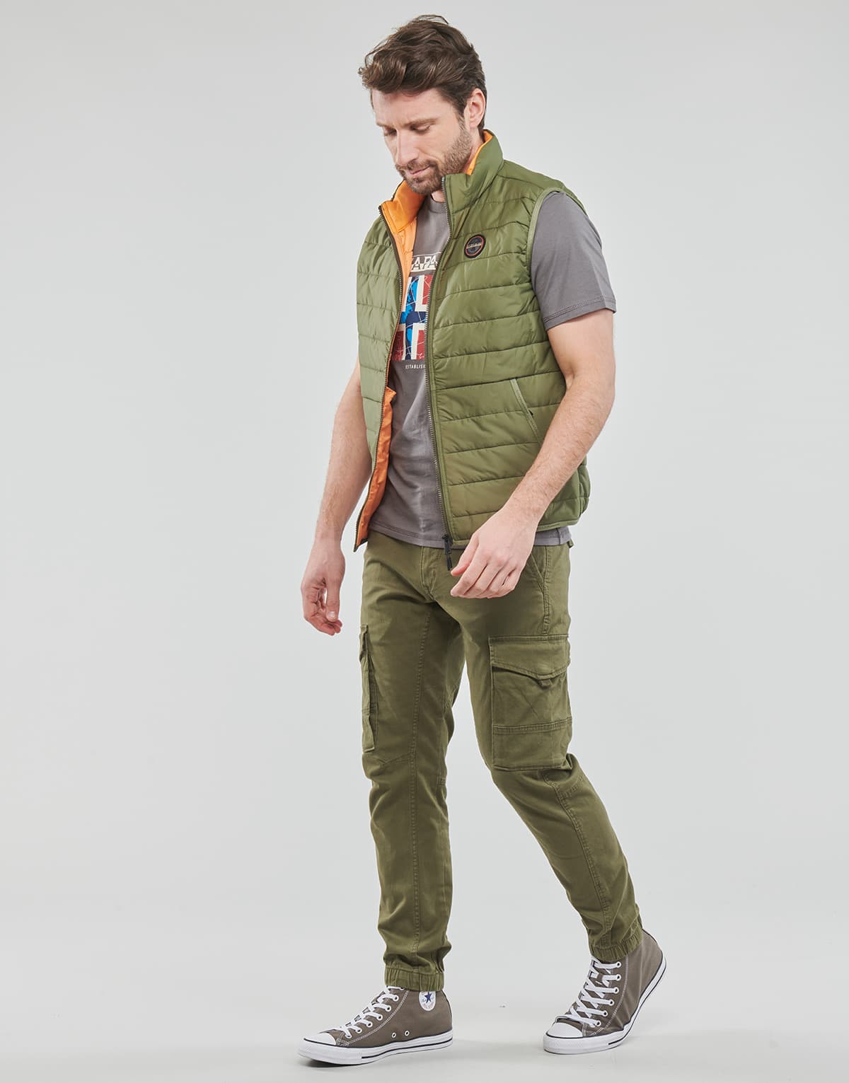 Men's Jackets Napapijri Khaki
