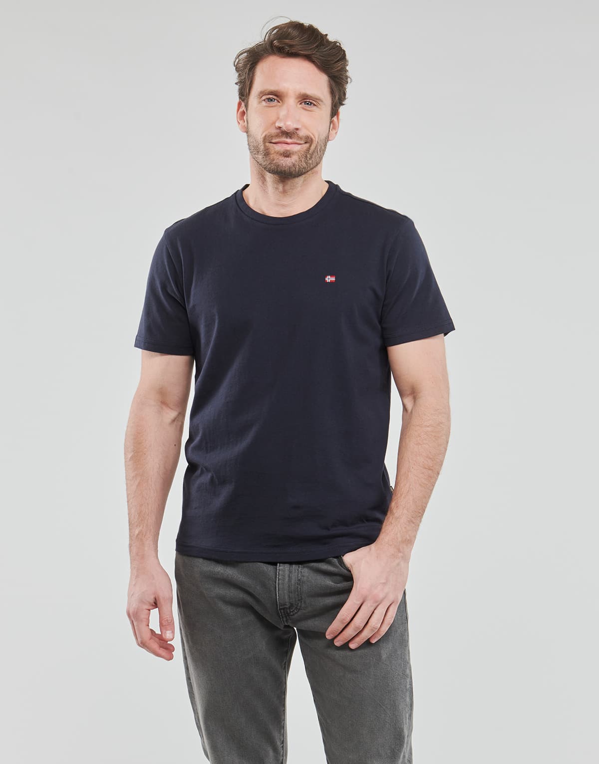 Men's T-Shirts Napapijri Blue