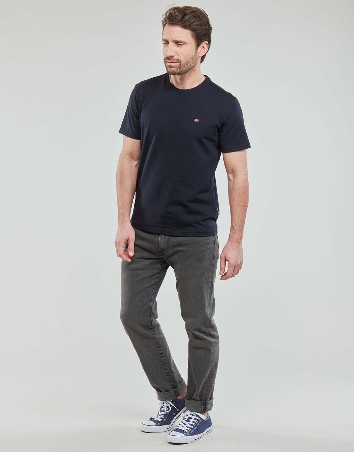 Men's T-Shirts Napapijri Blue