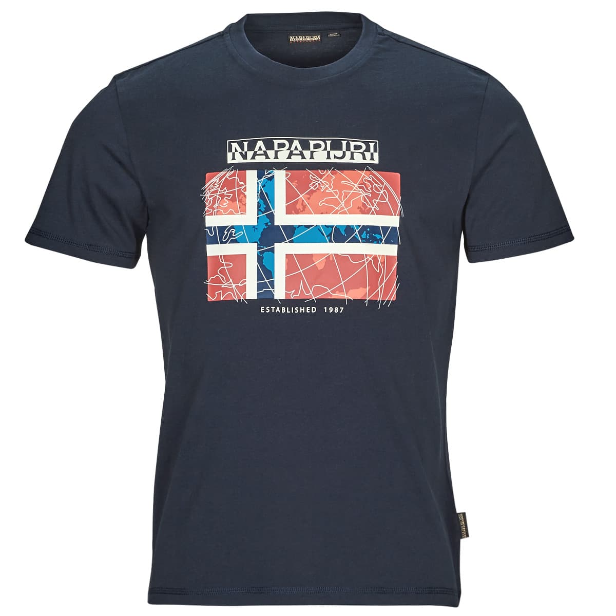 T-shirt με κοντά μανίκια Napapijri GUIRO