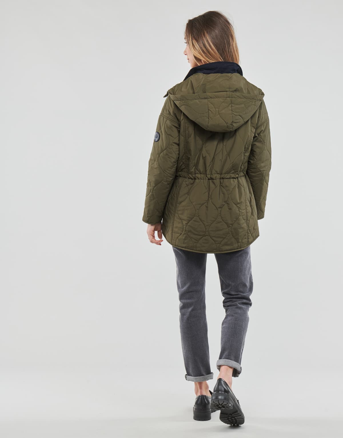 Women's Parkas One Step Khaki