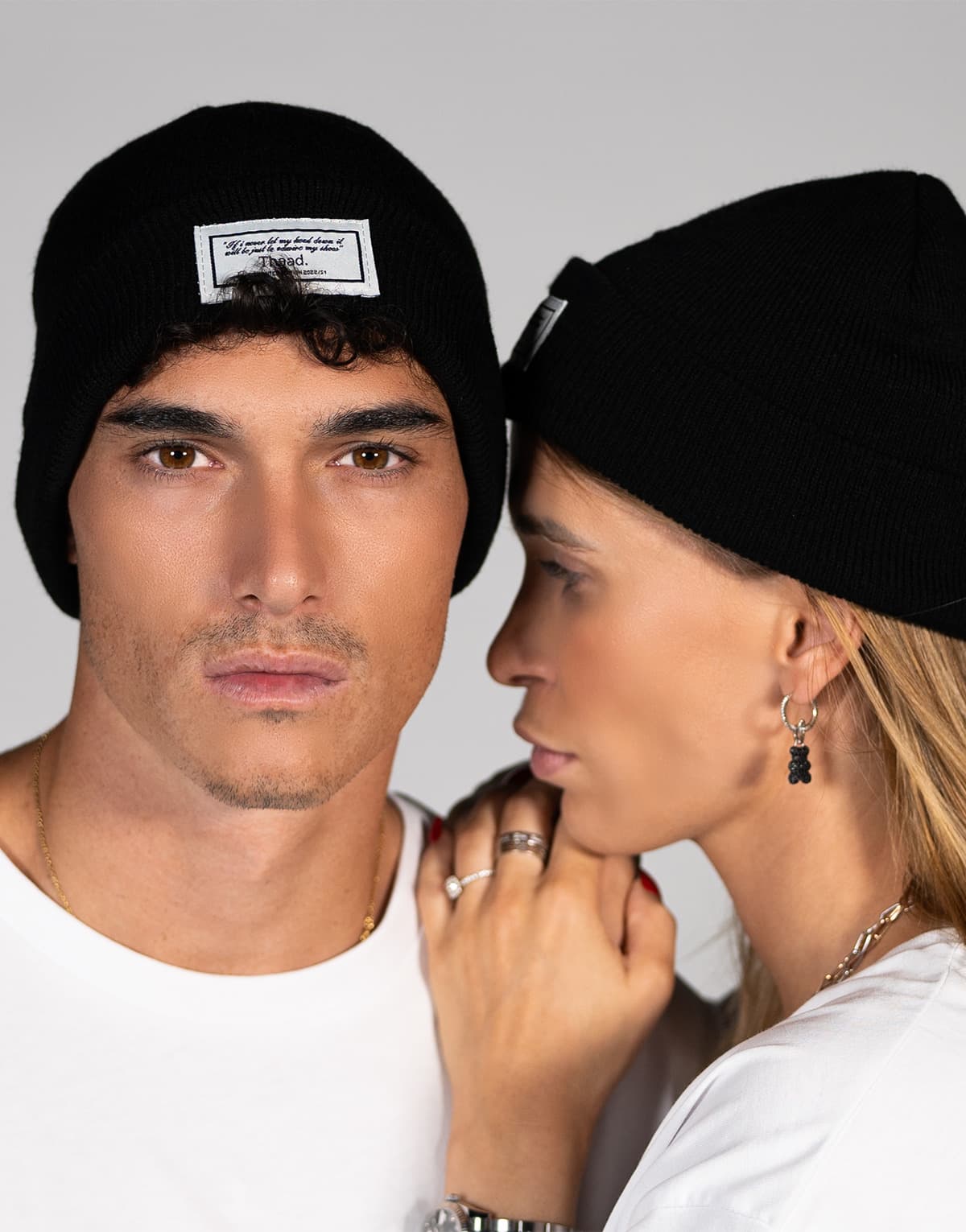 Women's Beanies THEAD. Black