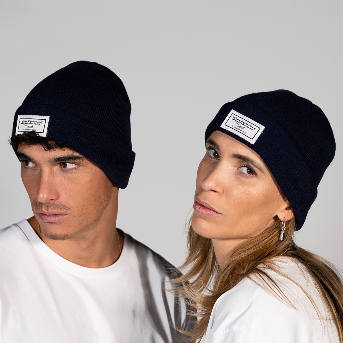 Women's Beanies THEAD. Blue