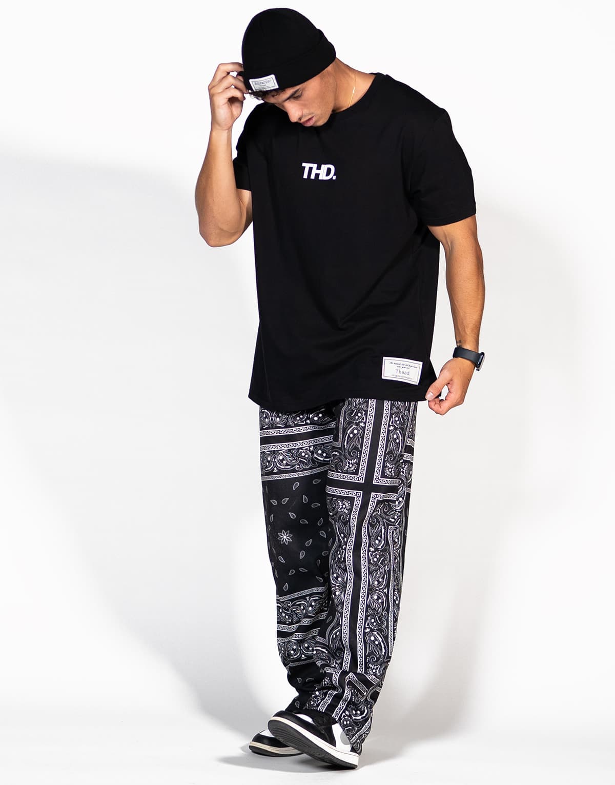 Men's T-Shirts THEAD. Black