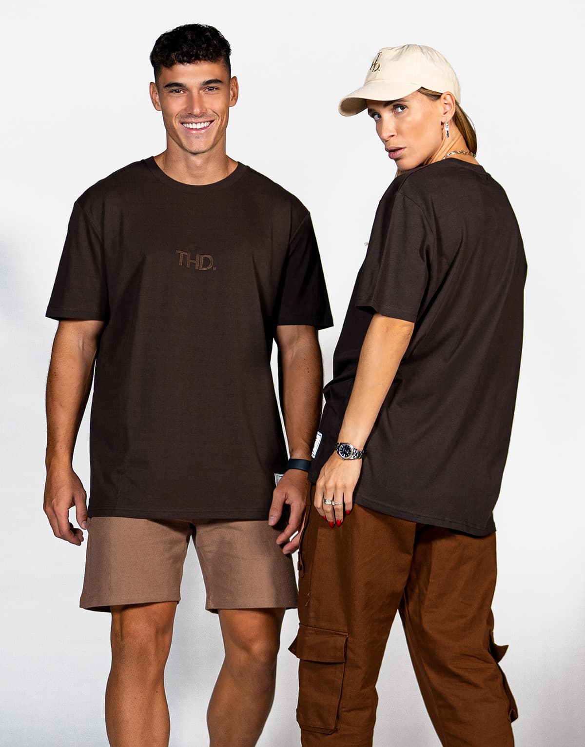 Women's T-Shirts THEAD. Brown