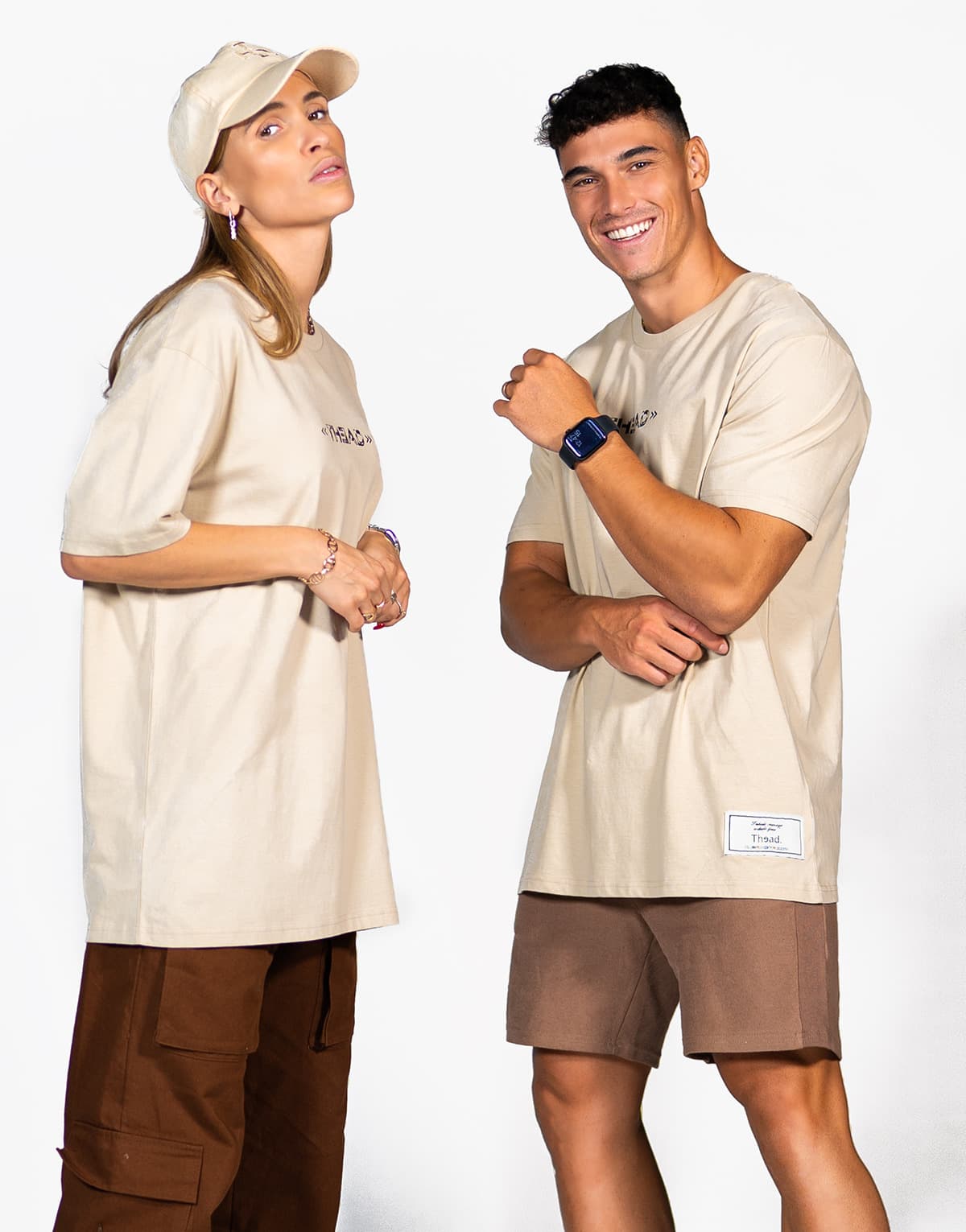 Women's T-Shirts THEAD. Beige