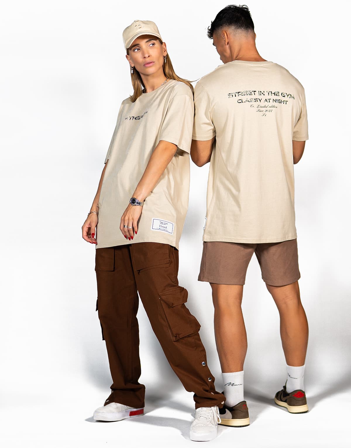 Women's T-Shirts THEAD. Beige