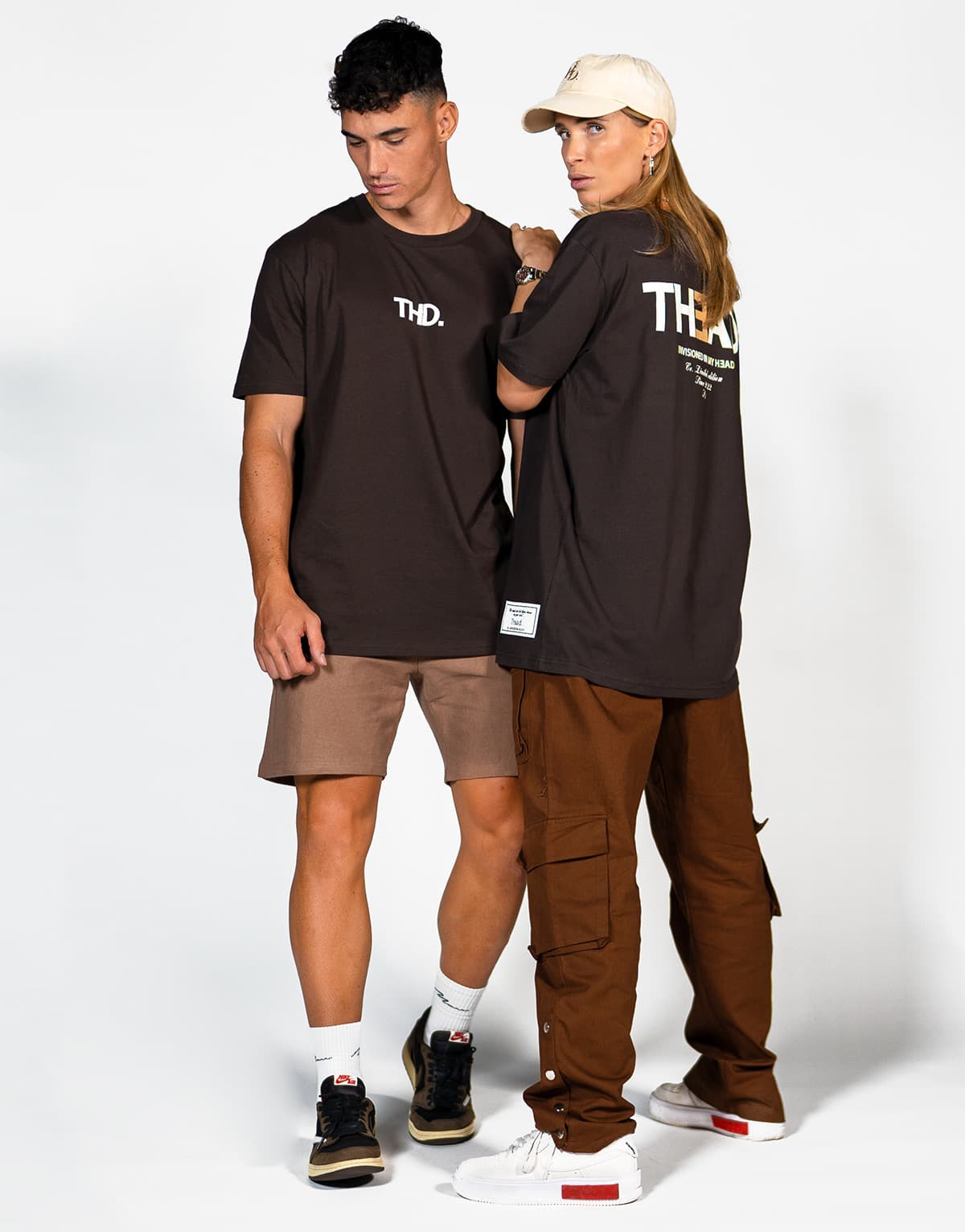 Men's T-Shirts THEAD. Brown