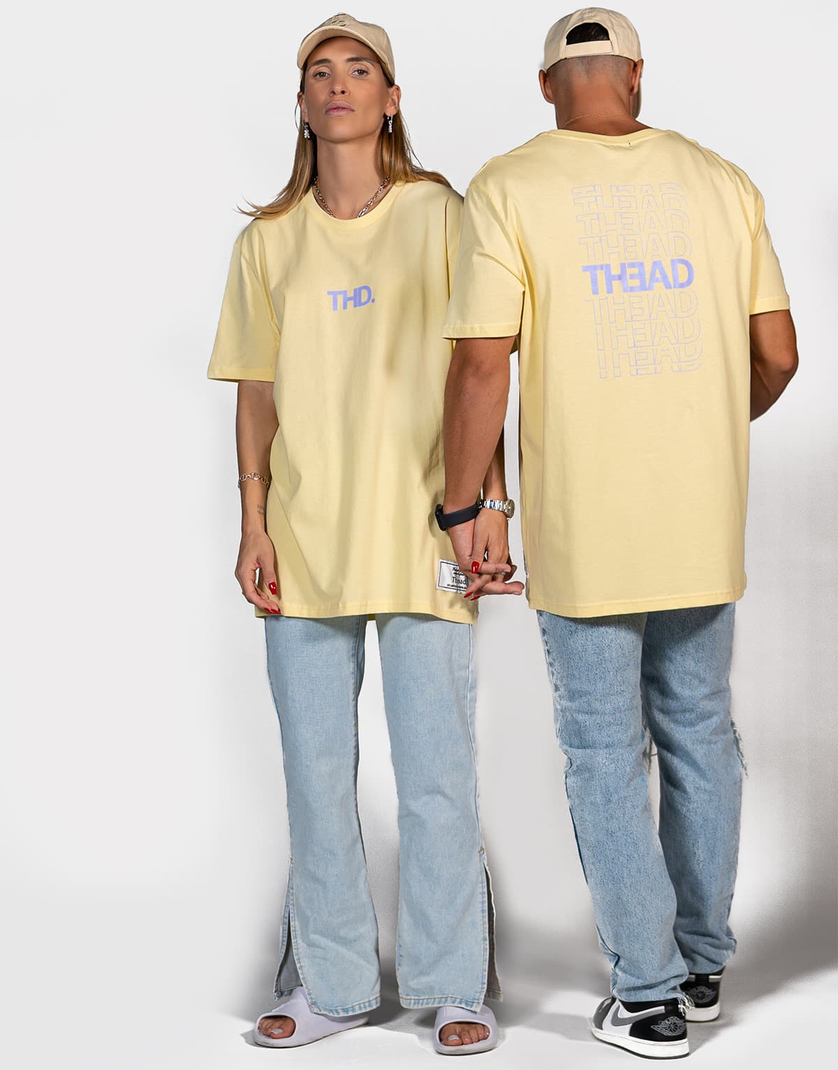 Women's T-Shirts THEAD. Yellow