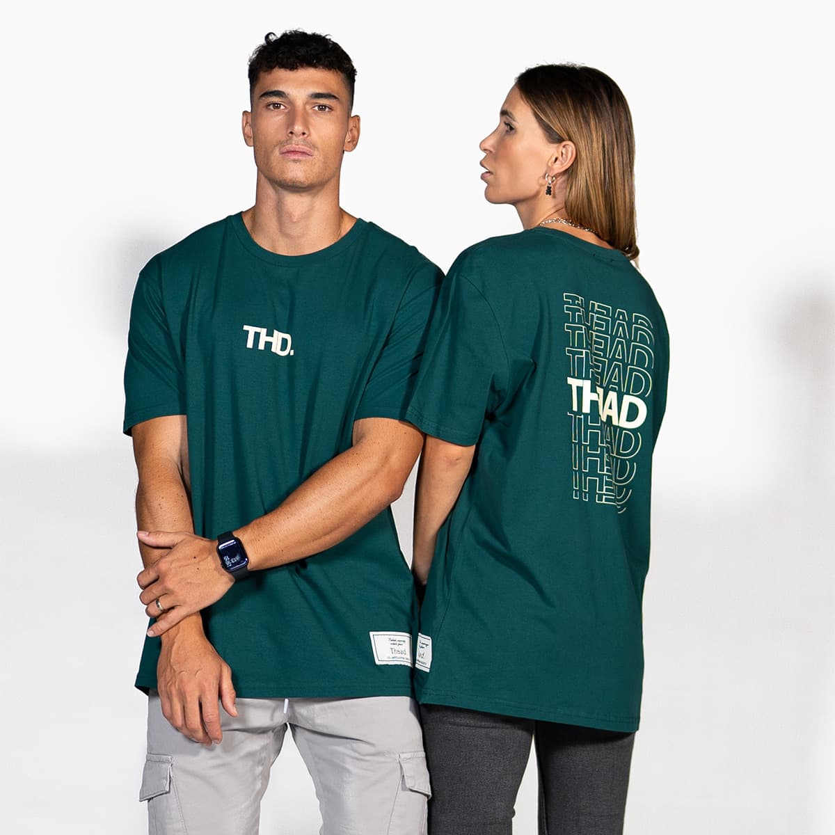 Men's T-Shirts THEAD. Green