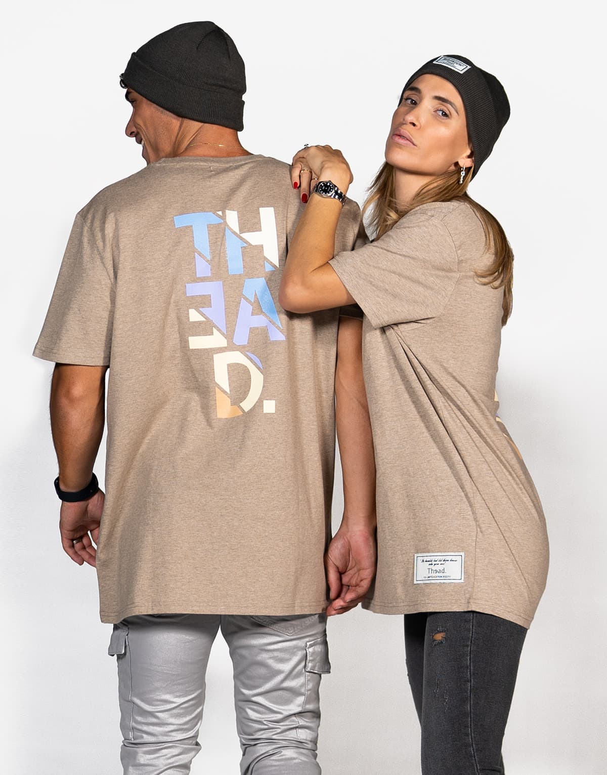 Women's T-Shirts THEAD. Beige