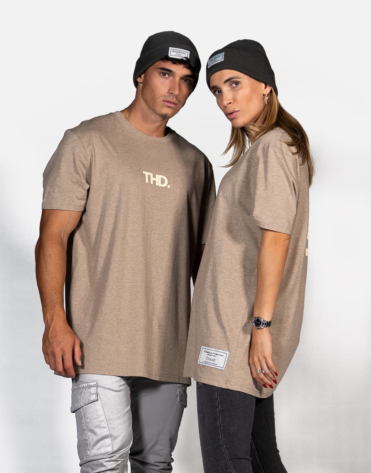 Women's T-Shirts THEAD. Beige