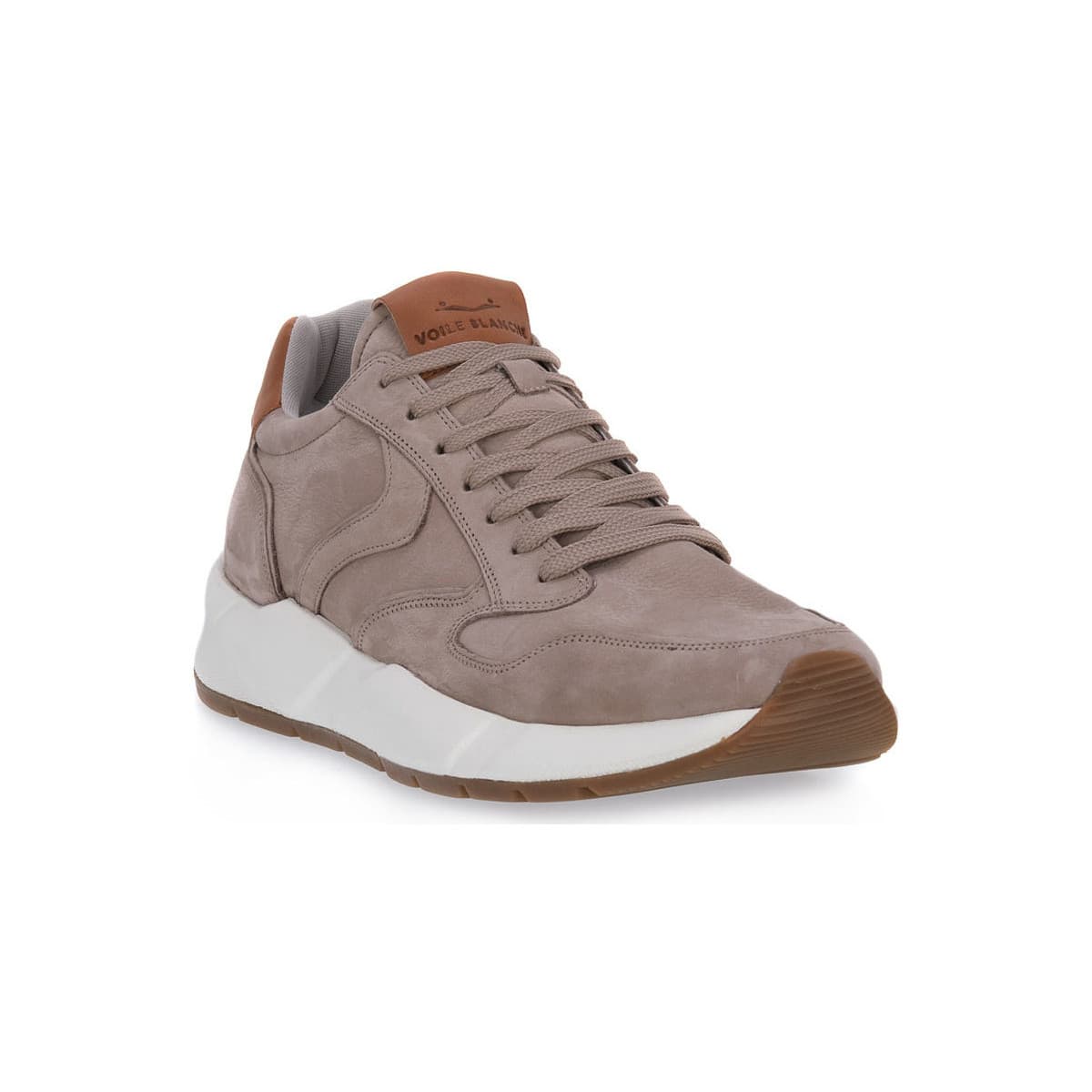 Men's Sneakers Voile Blanche Beige