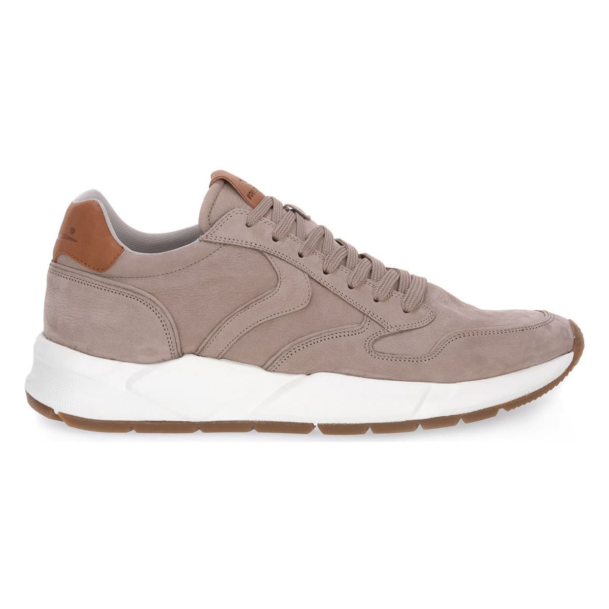 Men's Sneakers Voile Blanche Beige