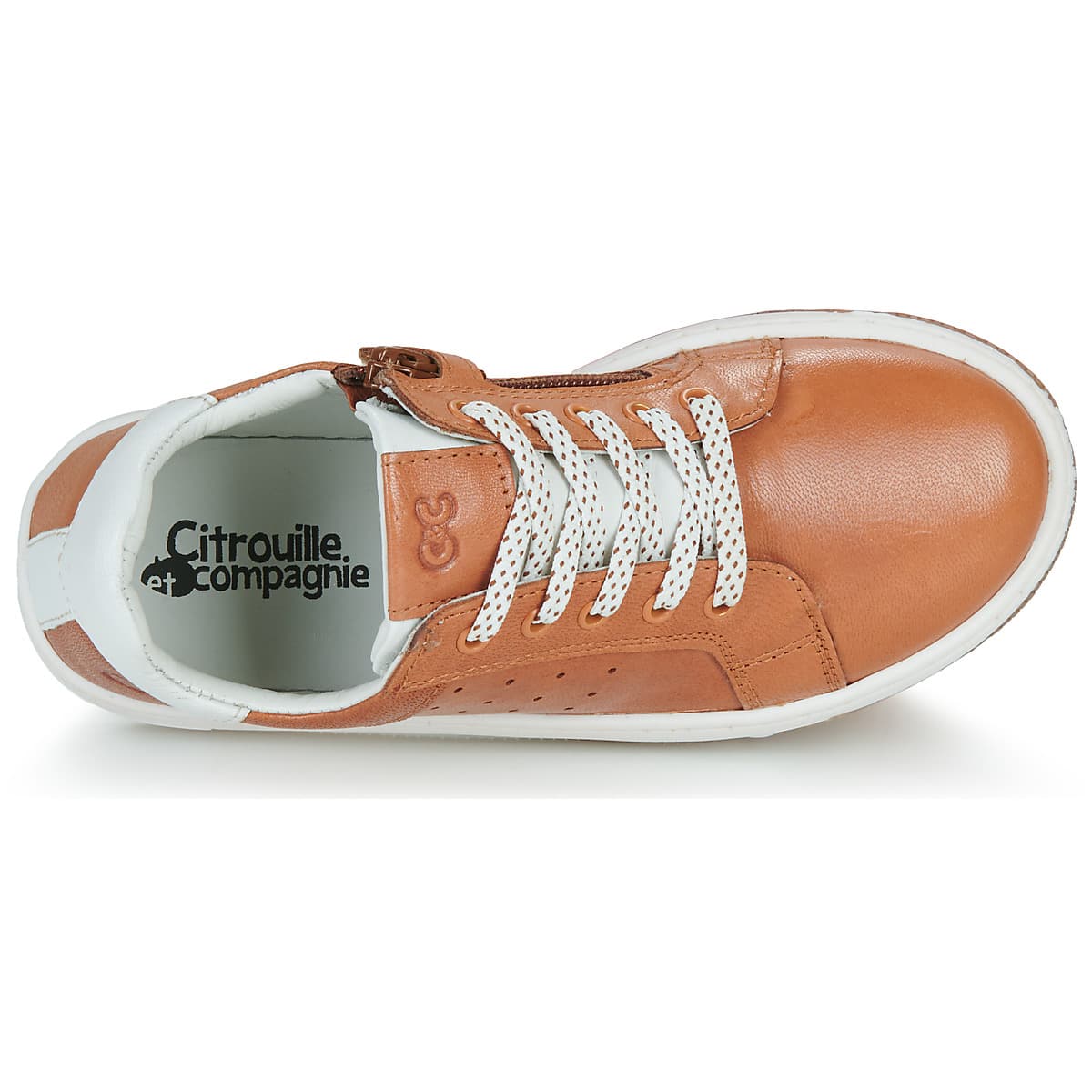 Boys' Sneakers Citrouille et Compagnie Brown