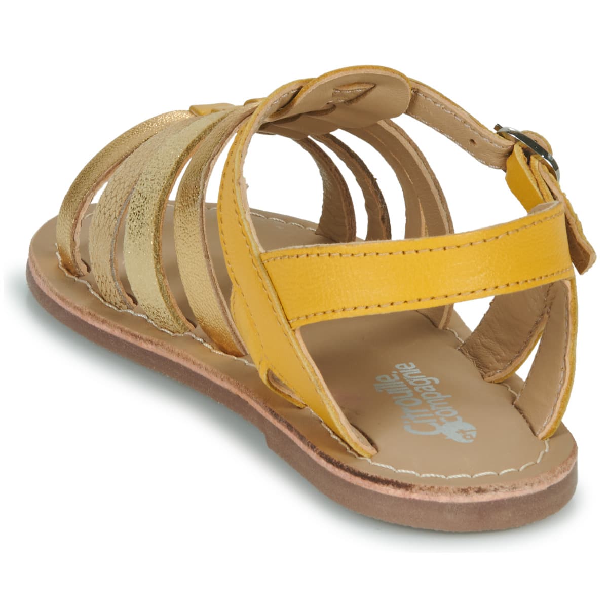 Girls' Sandals Citrouille et Compagnie Yellow