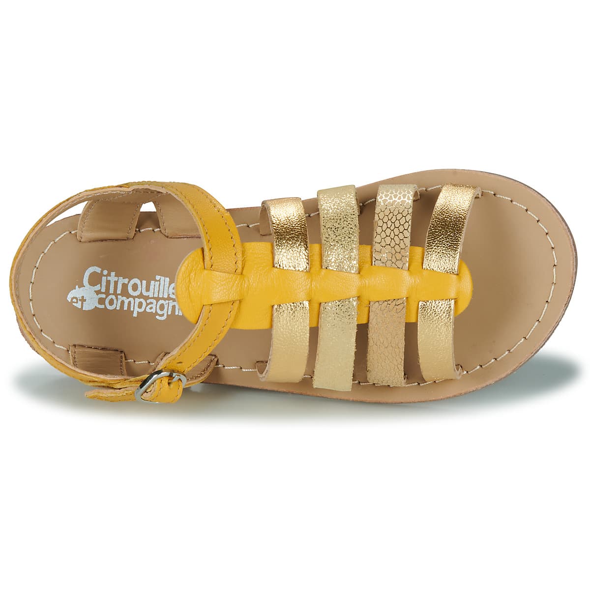 Girls' Sandals Citrouille et Compagnie Yellow
