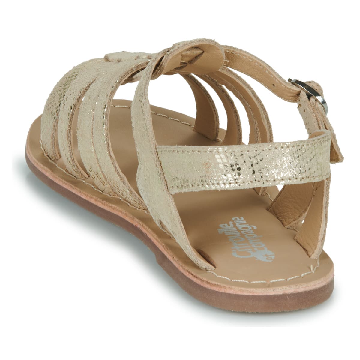 Girls' Sandals Citrouille et Compagnie Gold
