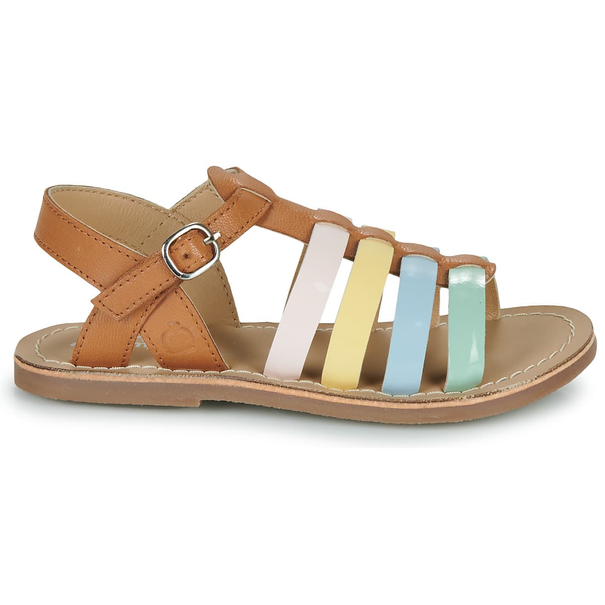 Girls' Sandals Citrouille et Compagnie Brown