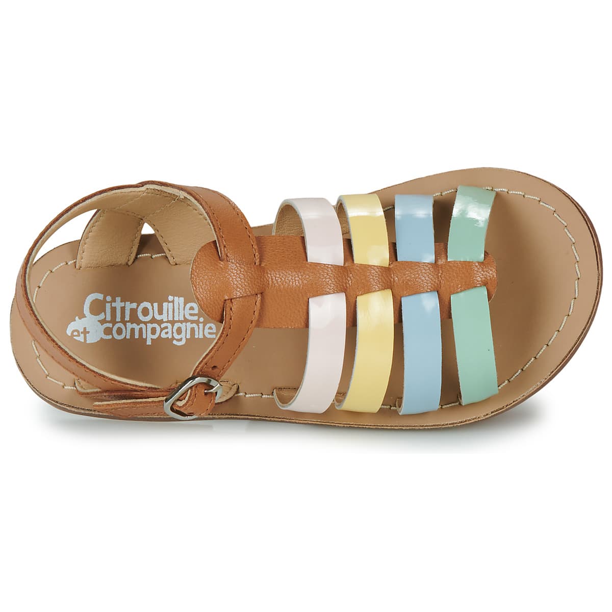 Girls' Sandals Citrouille et Compagnie Brown