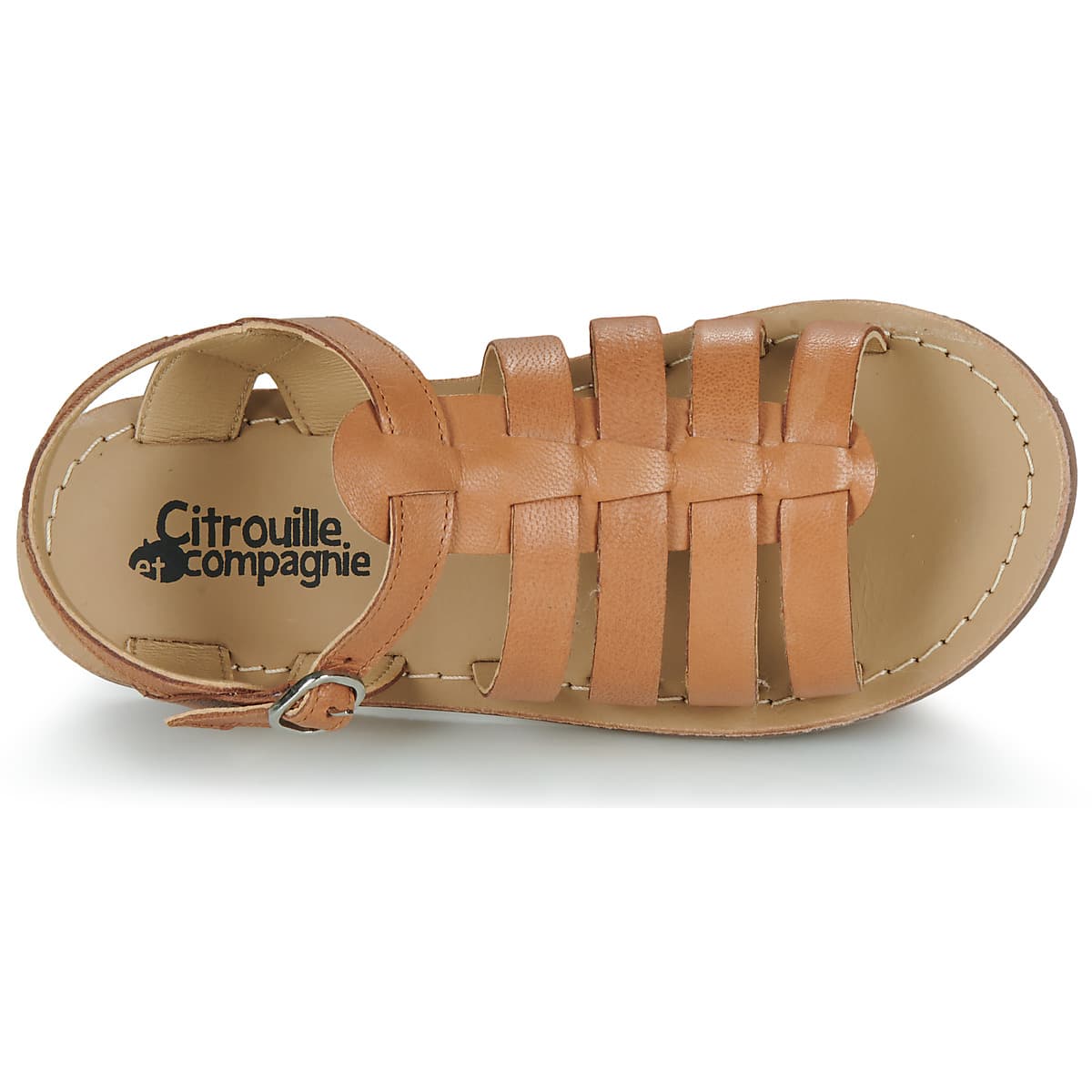 Girls' Sandals Citrouille et Compagnie Brown